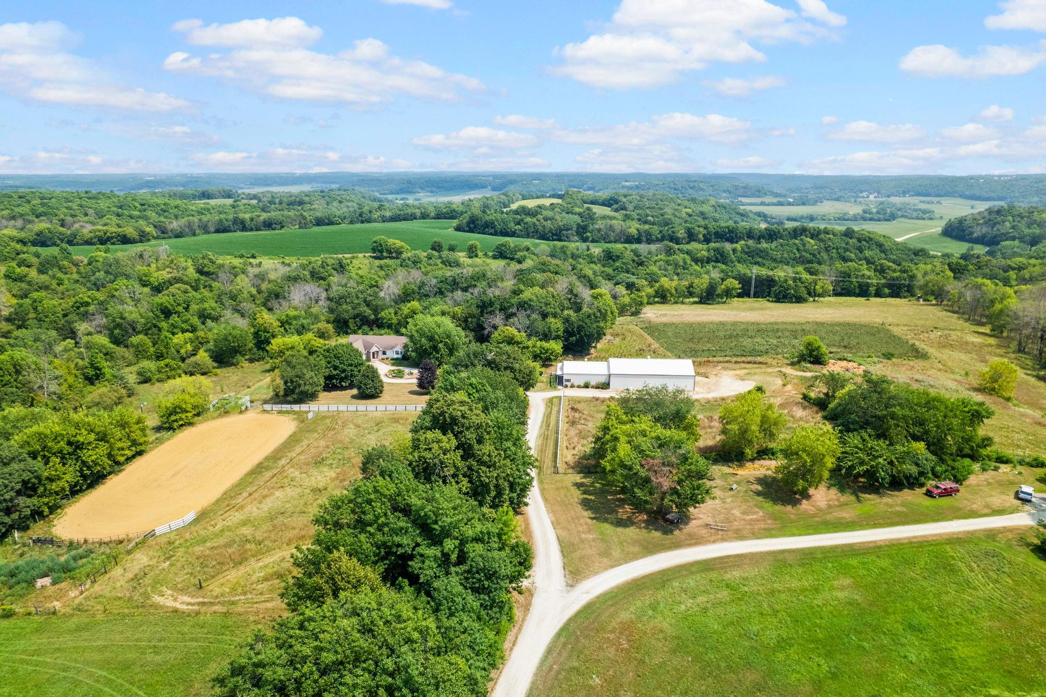 Long shared driveway lease to your private sanctuary!