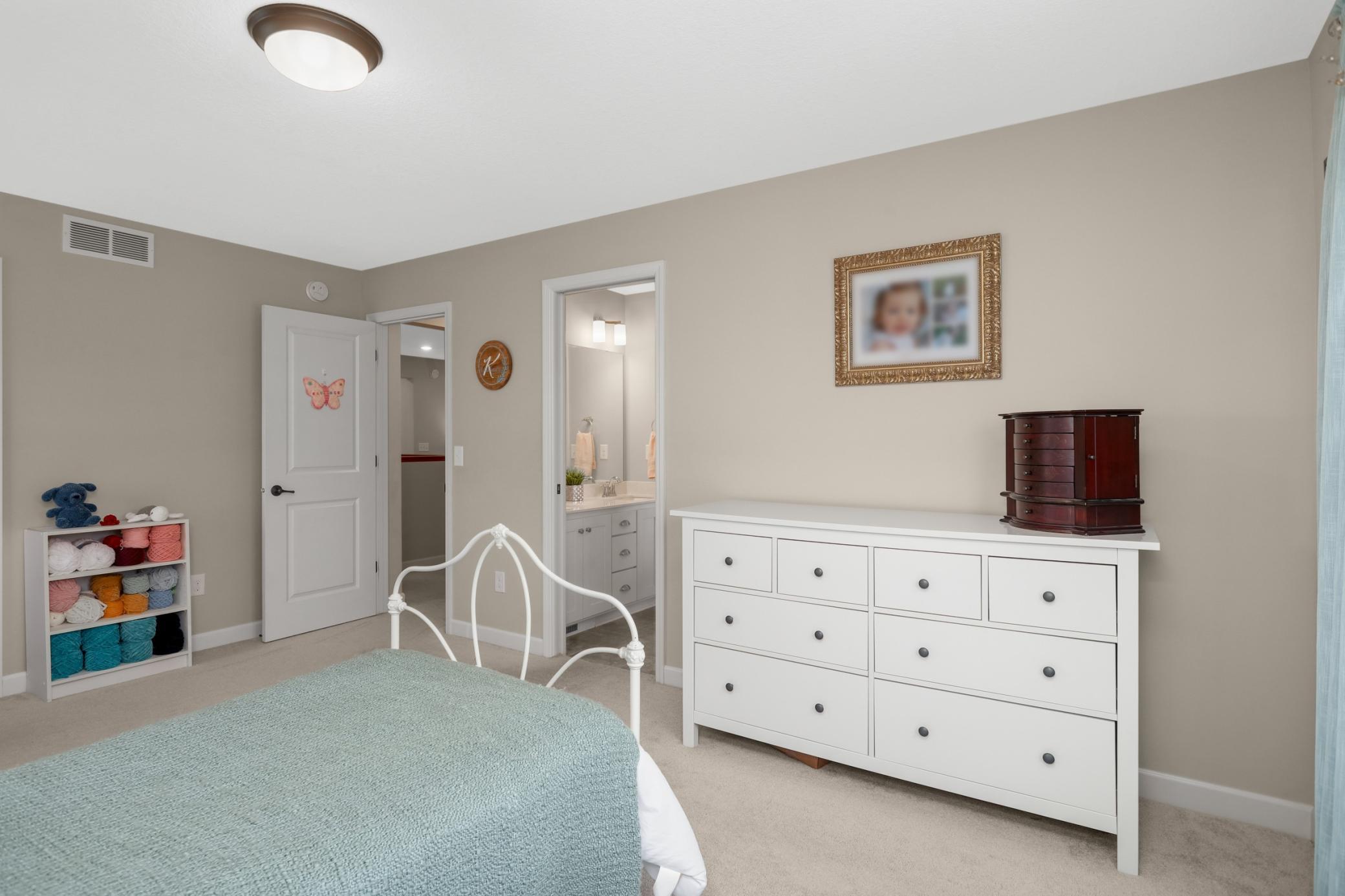 Second bedroom with a Jack and Jill bathroom..