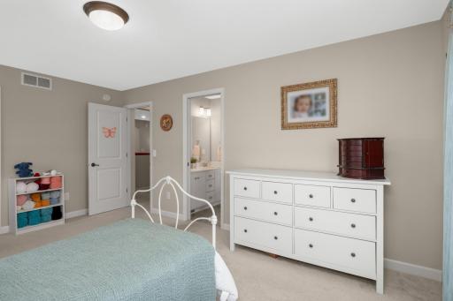 Second bedroom with a Jack and Jill bathroom..