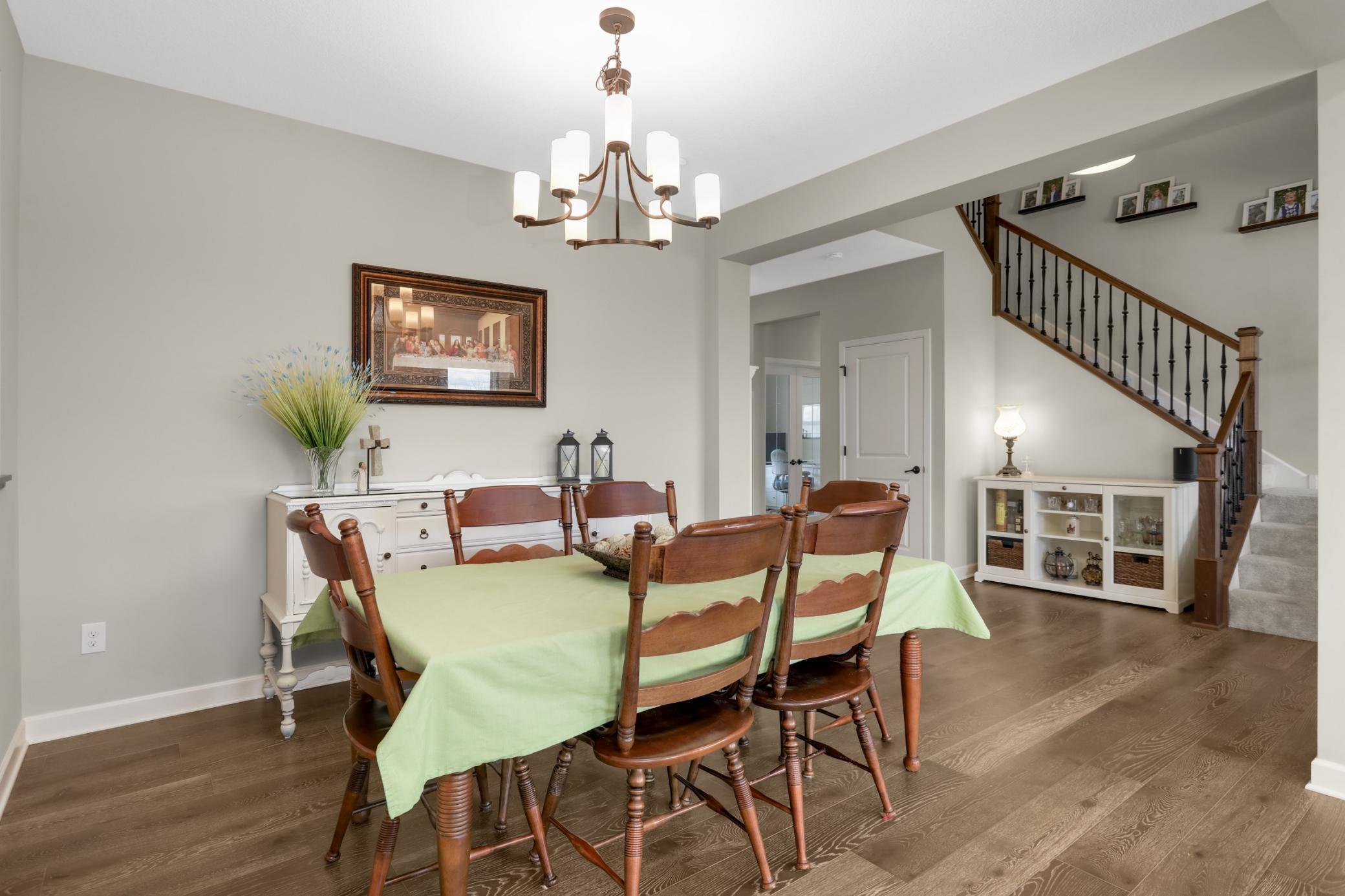 Formal dining room..