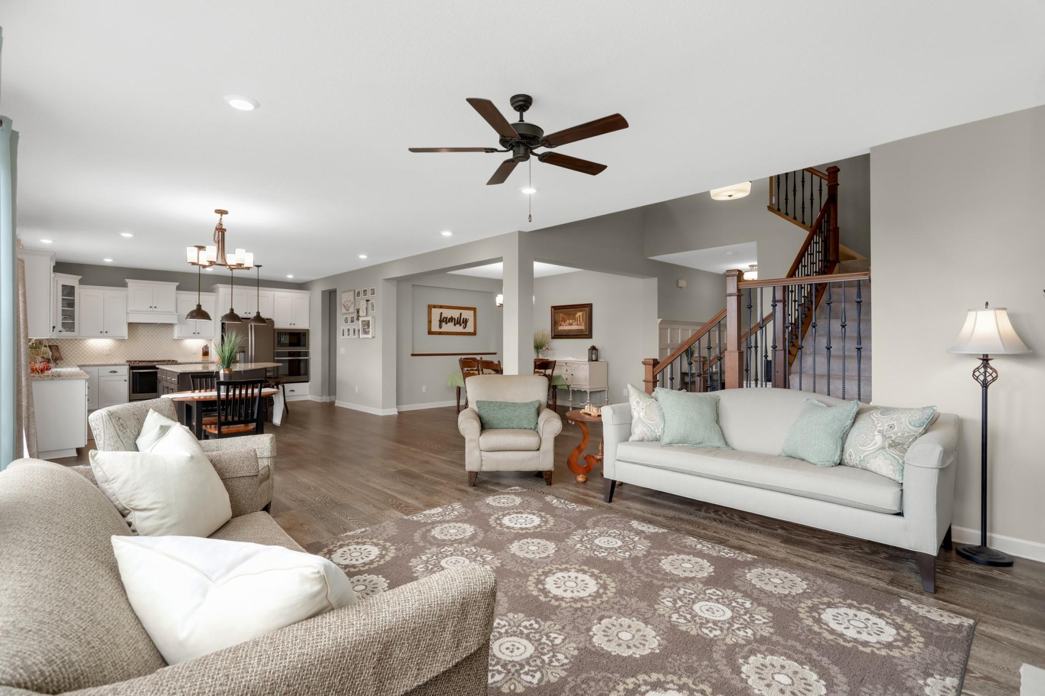 You will appreciate the open concept in the main level areas.