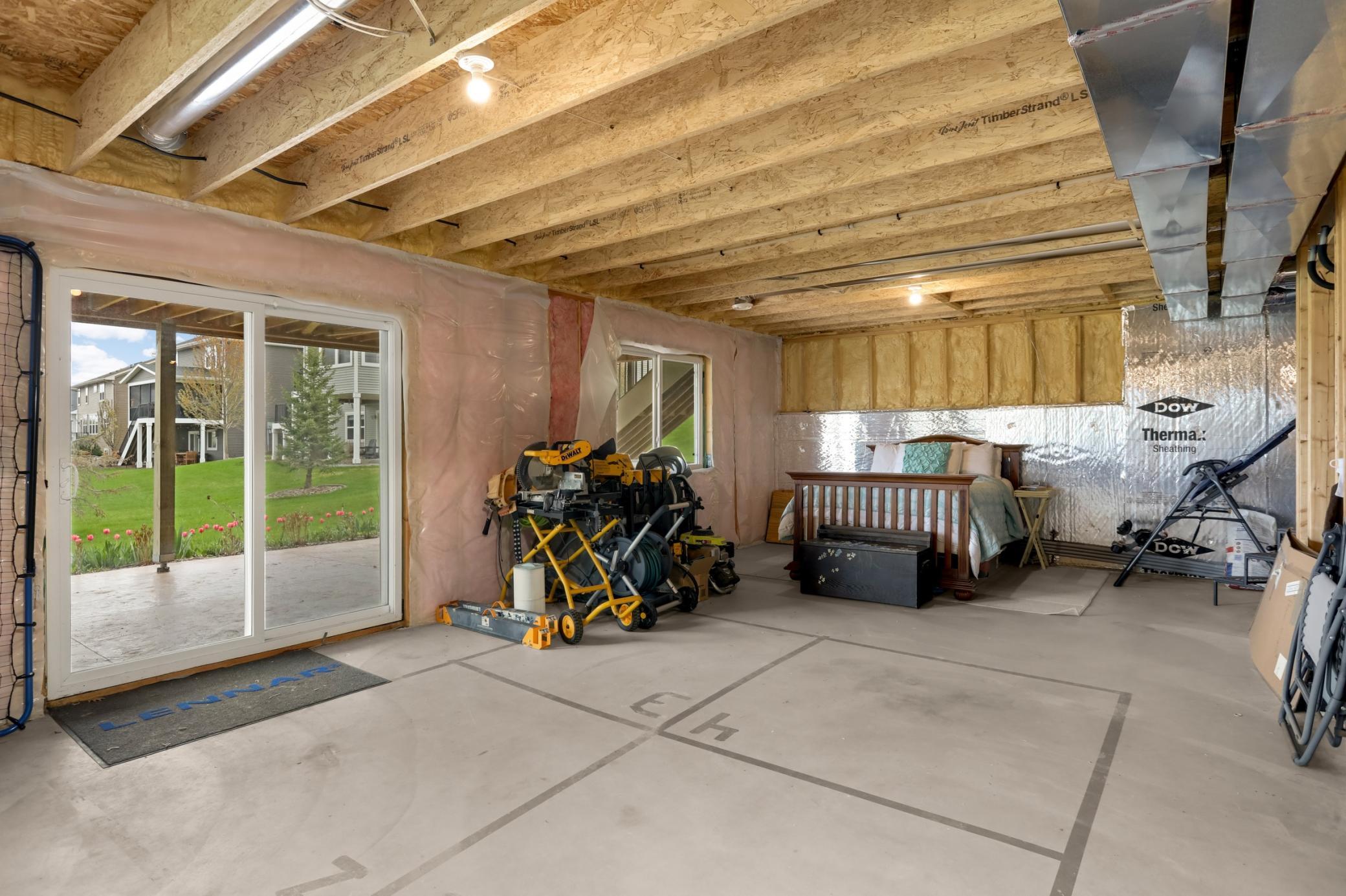 Expansive walk-out lower level.