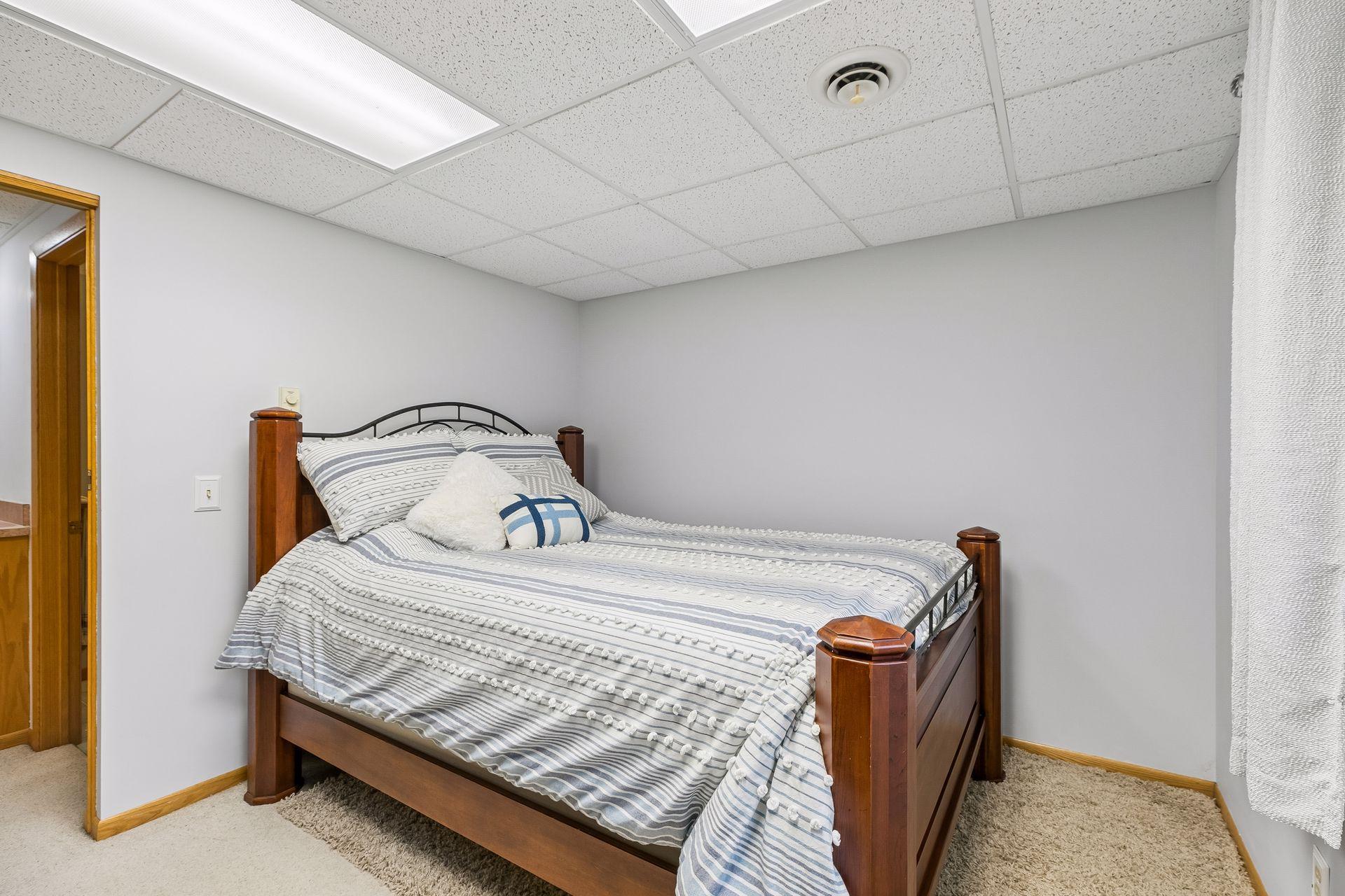 Another view of the lower level bedroom/flex space.
