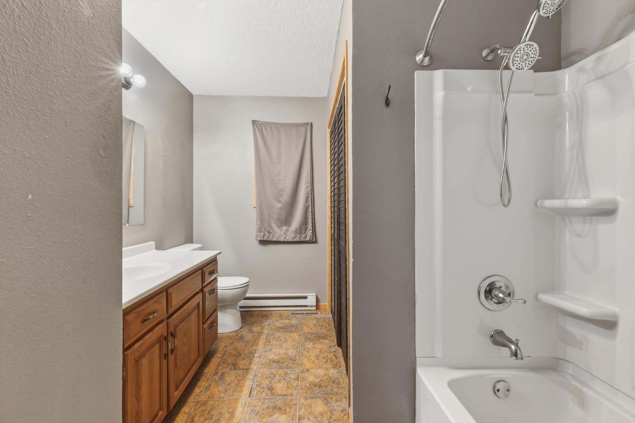 Full bathroom on the main level