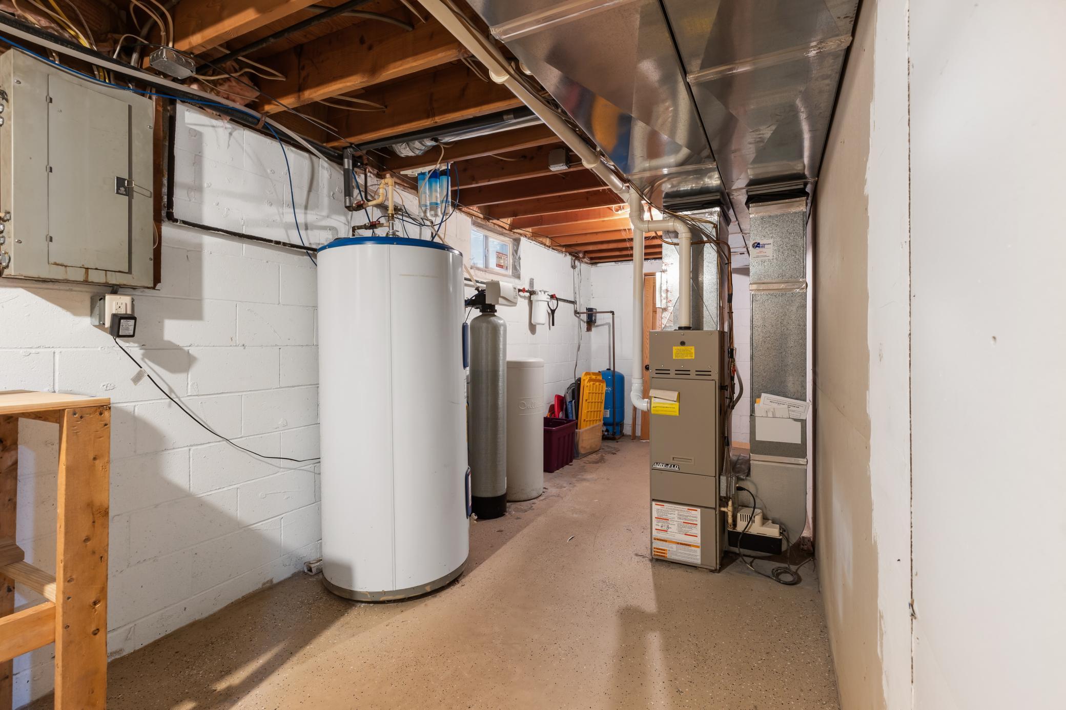Utility room with lots of space for extra storage