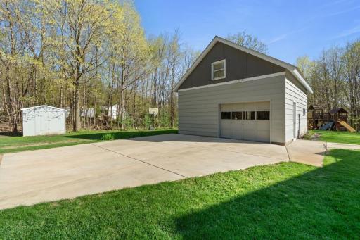 Oversized garage