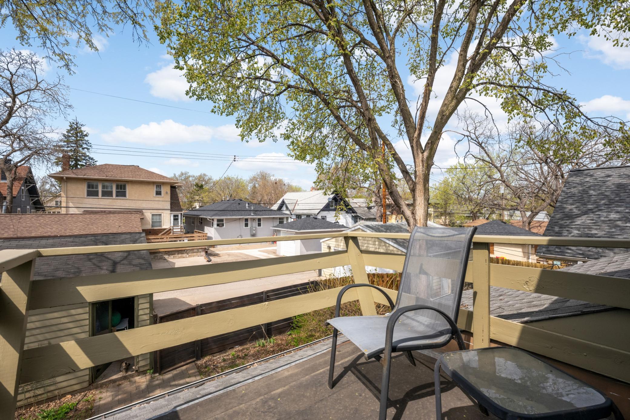 Second floor balcony