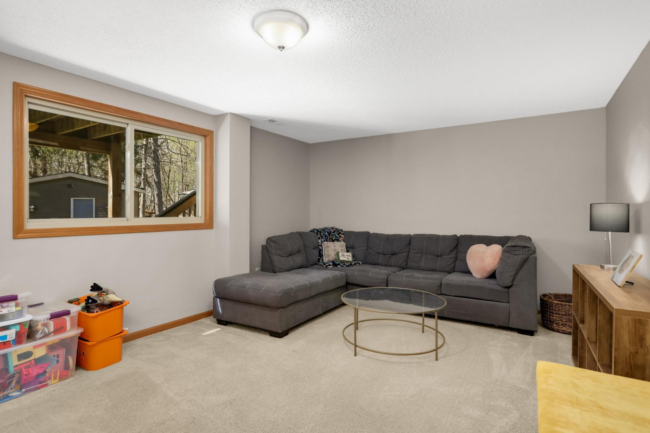 Lower level family room