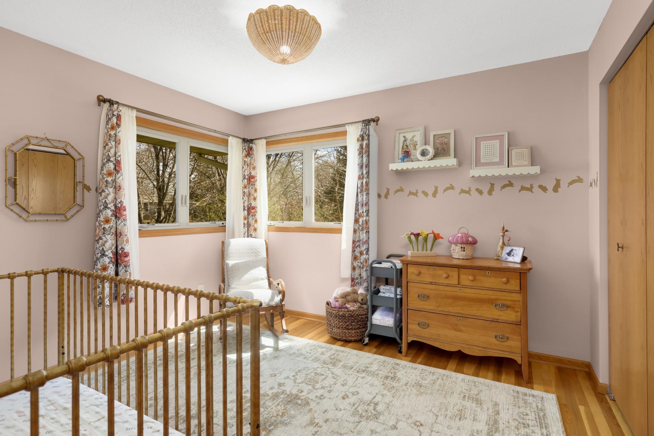 Second main floor bedroom.