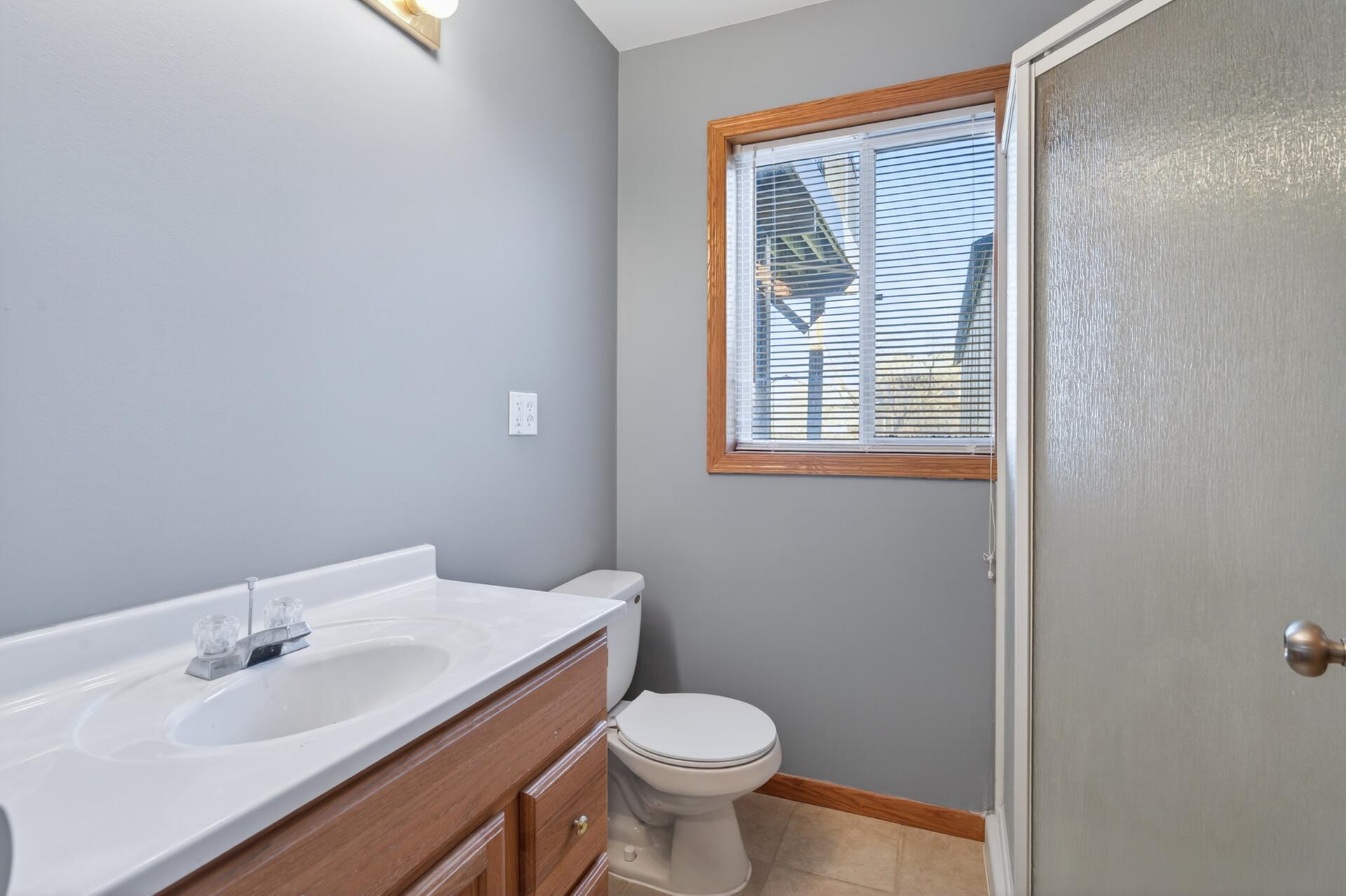 Lower level 3/4 bath