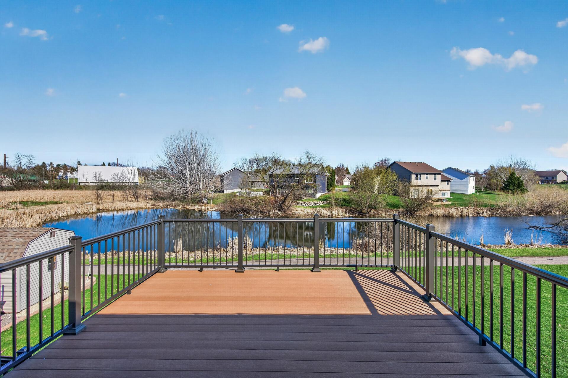 Beautiful views from the deck