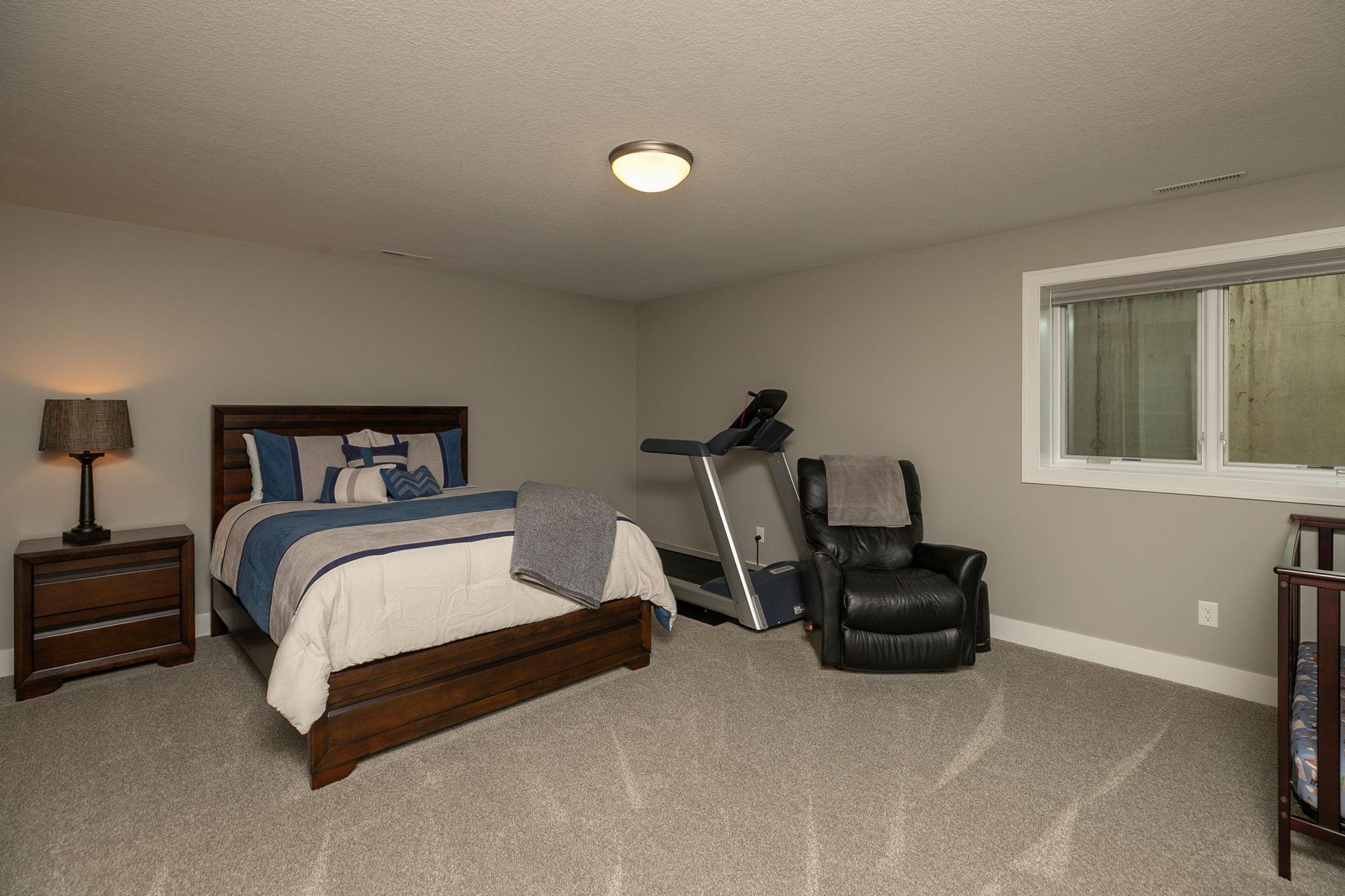 Fourth bedroom in lower level