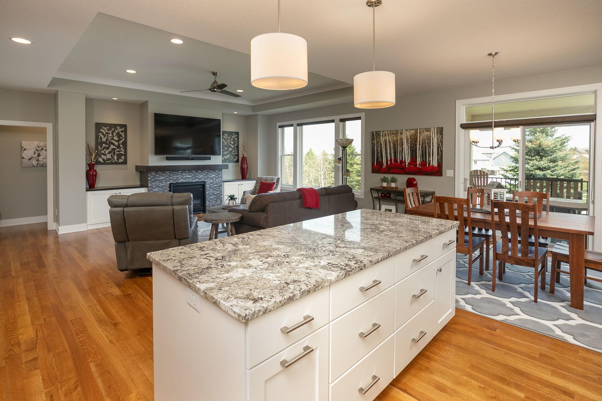 Large windows in the main living space