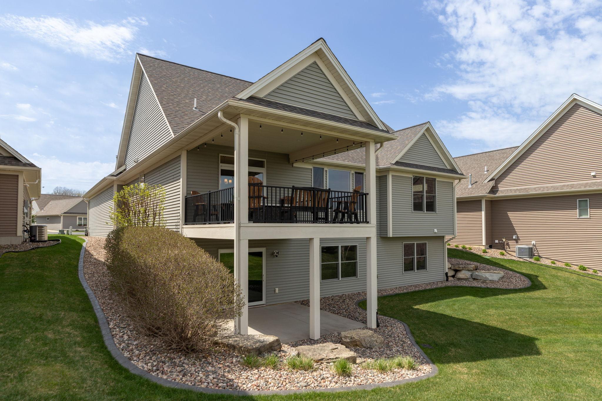 Back view showcasing the Creative Curb Appeal concrete edging