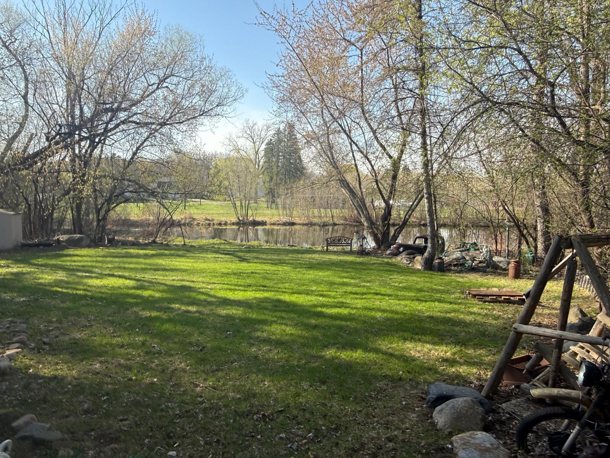 View from home in the backyard