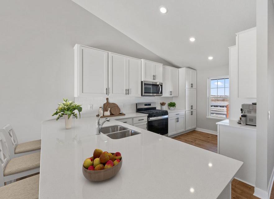 It's time to call the Rushmore your new home! Open main level with vaulted ceilings, finished walkout basement. Walkable distance to parks and more!