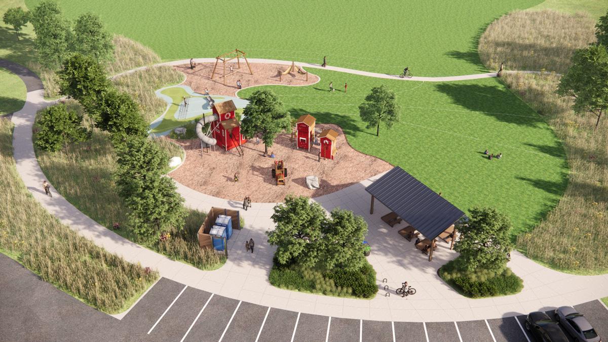 Live within walking distance to Shakopee's newest park, Jackson commons.