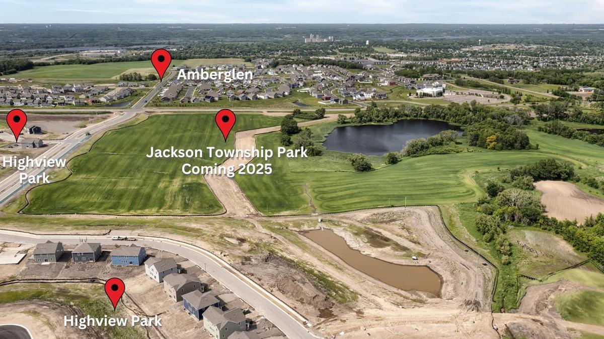 Live within walking distance to Shakopee's newest park, Jackson commons.
