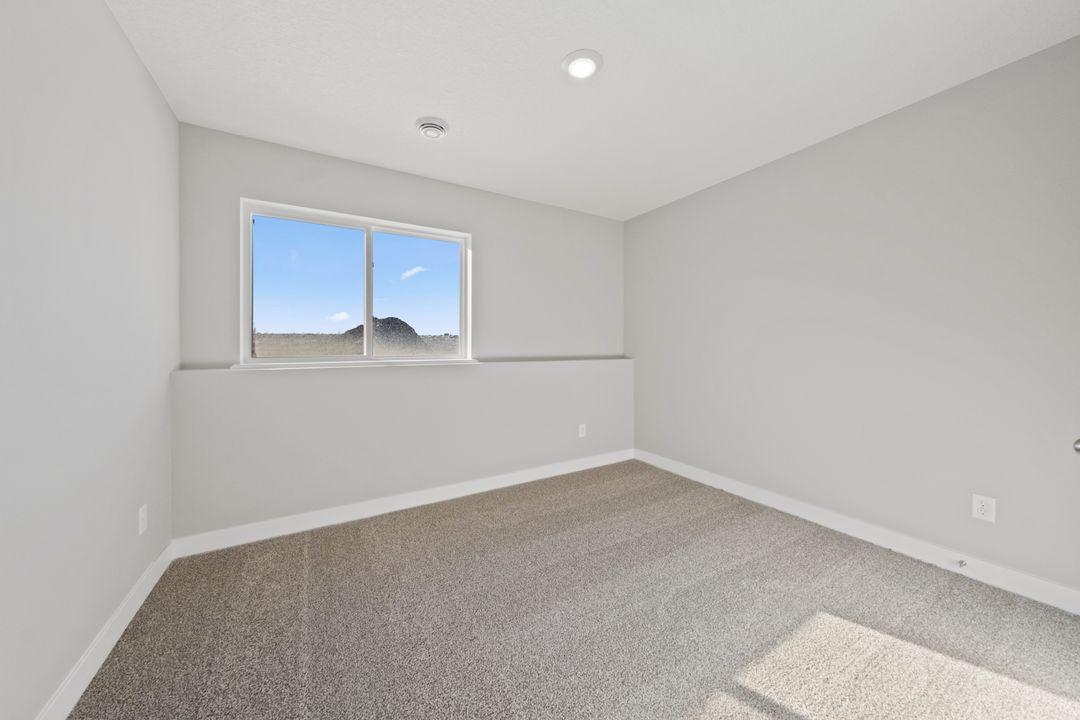 Lower level bedroom.