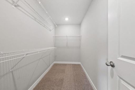 Primary Suite walk-in closet.