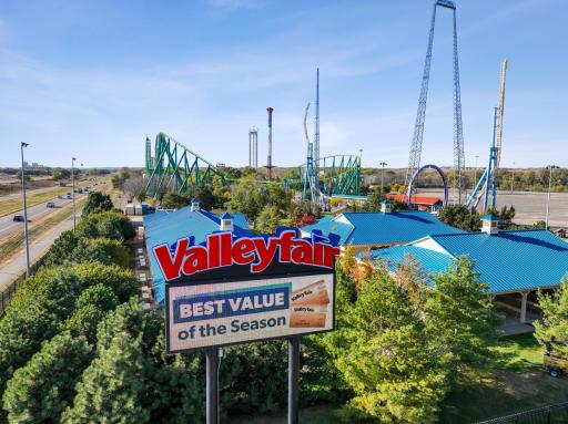 Valleyfair, Soak City & ValleyScare. 75 + rides and attractions.