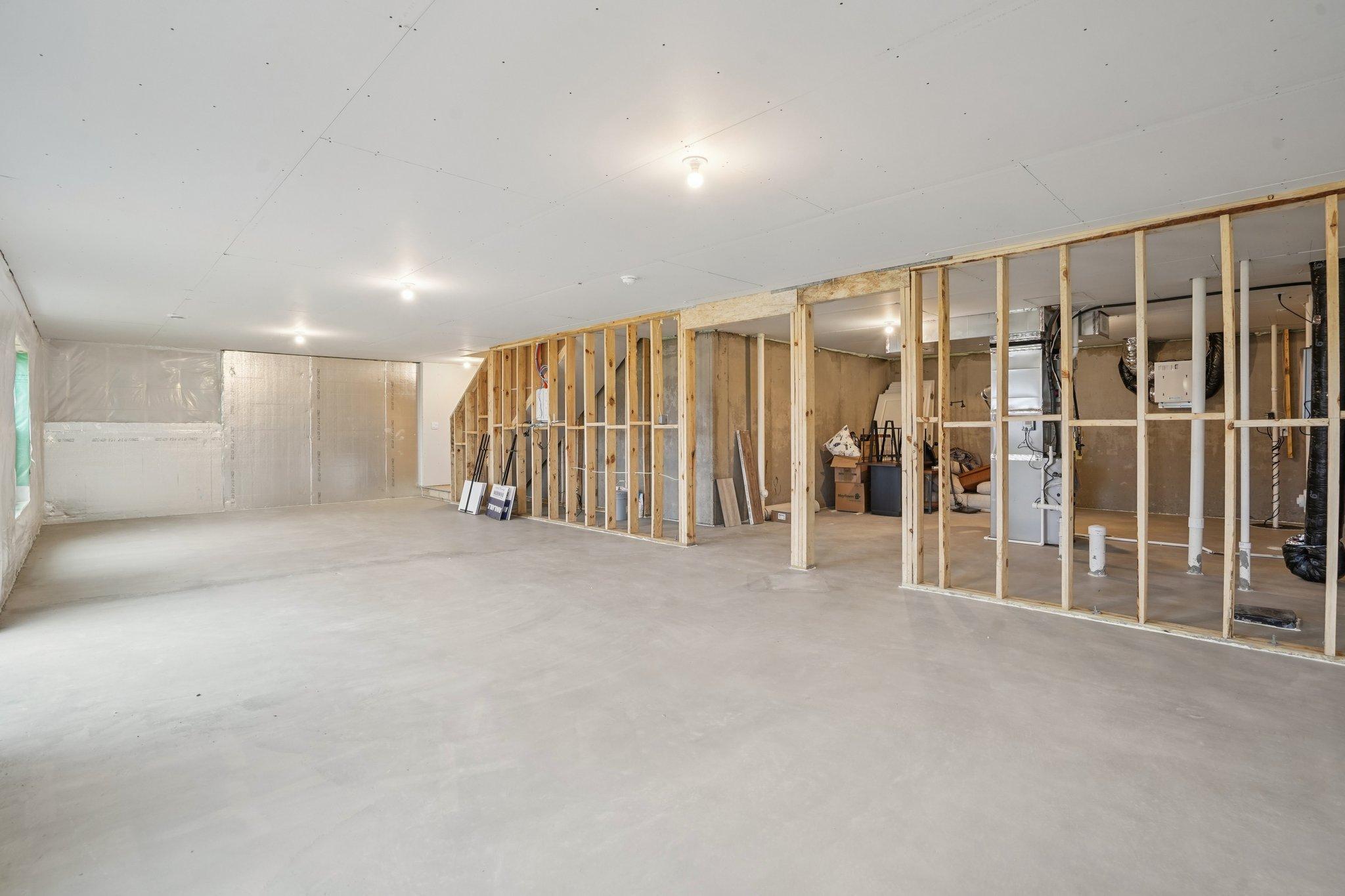 Spacious mechanical room with all new equipment, providing you with piece of mind for years to come!