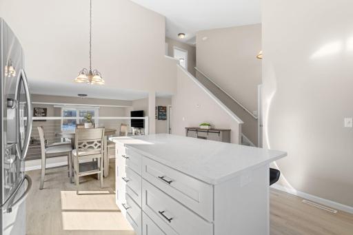 Soaring ceilings, open concept, and an abundance of natural light!