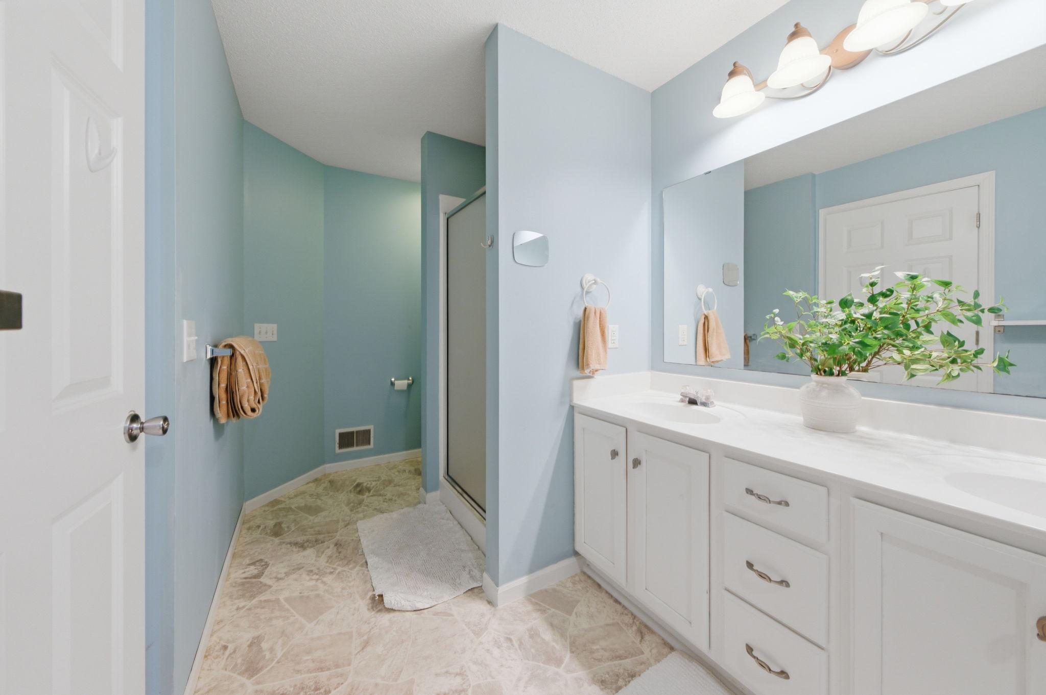 Separate tub and shower!