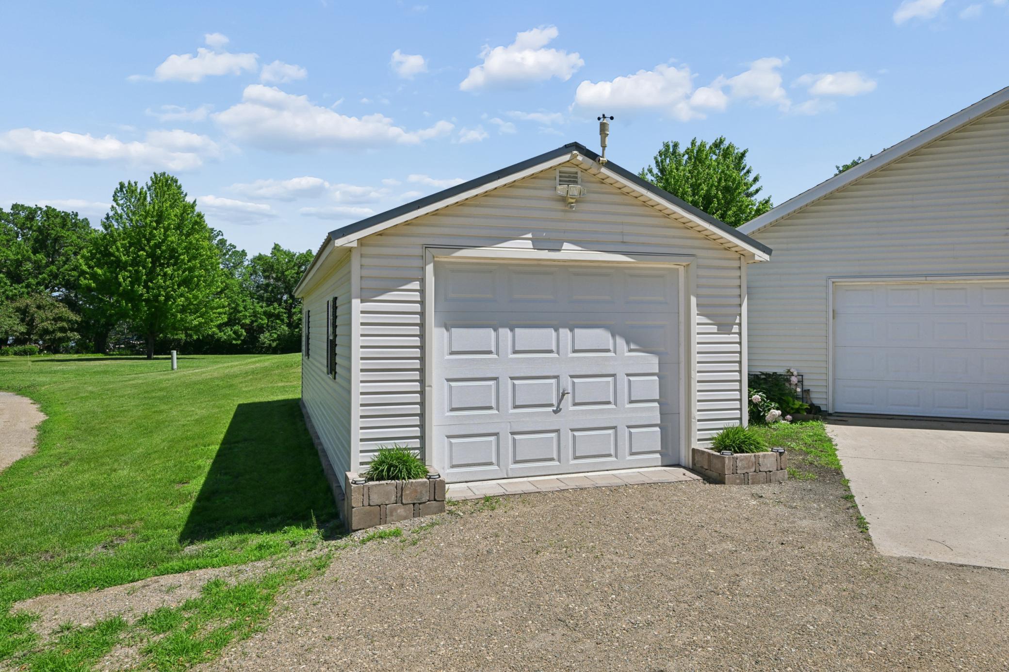 The detached garage is 14'x32'