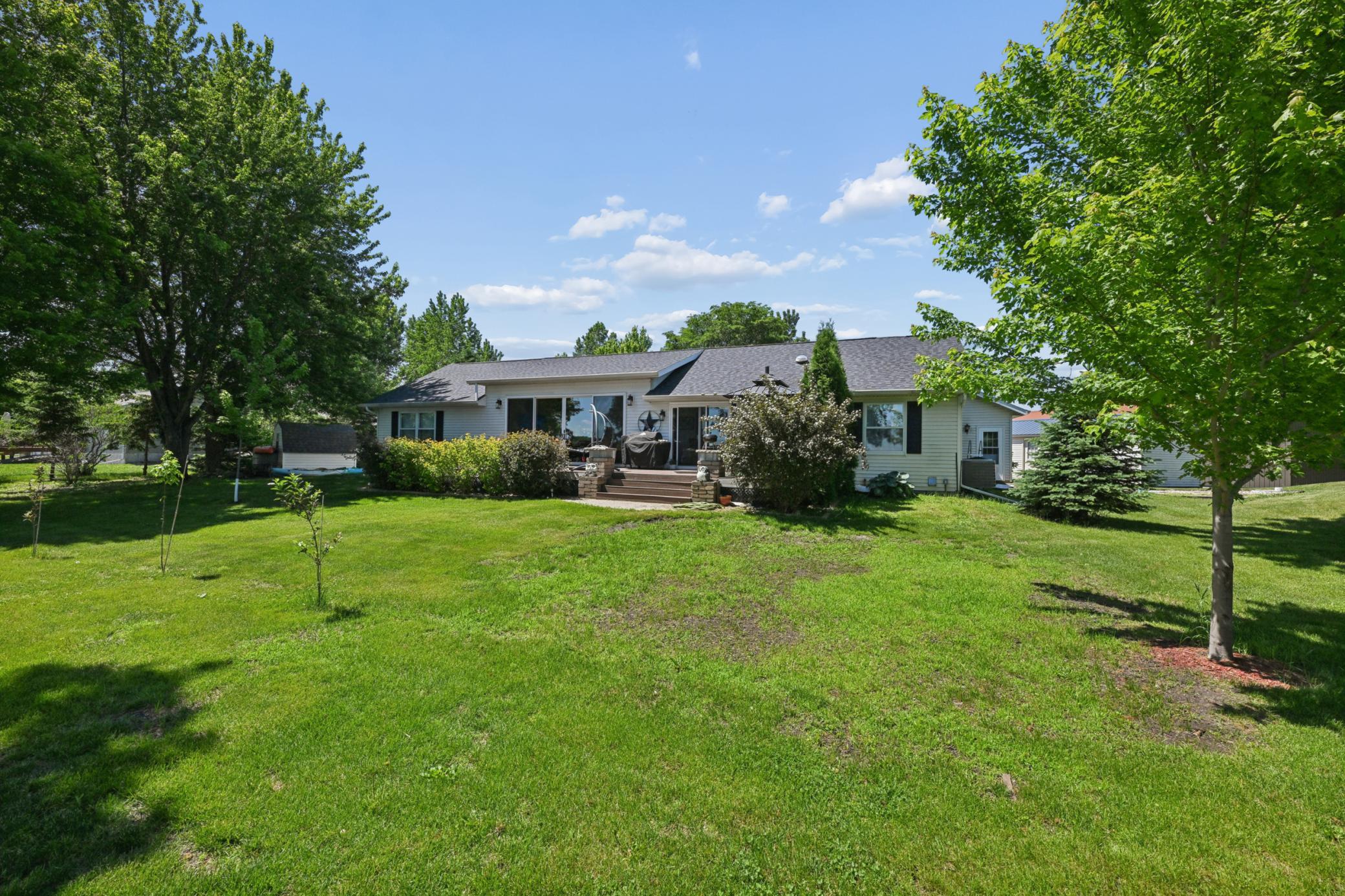 The maintenance free deck expands your living spaces to the outdoors. New shingles installed in 2023.