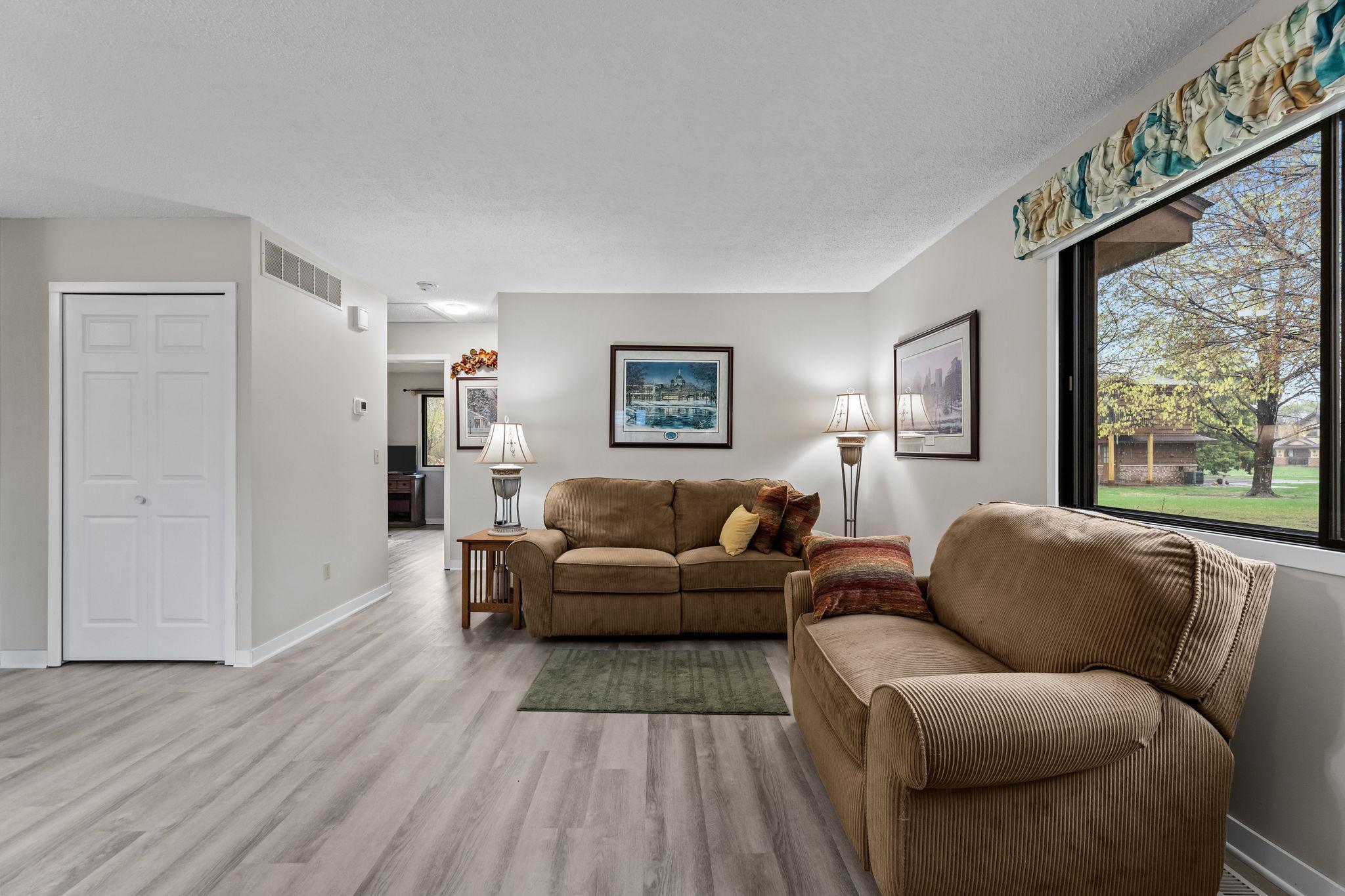 You will love the open floor plan and fresh paint throughout