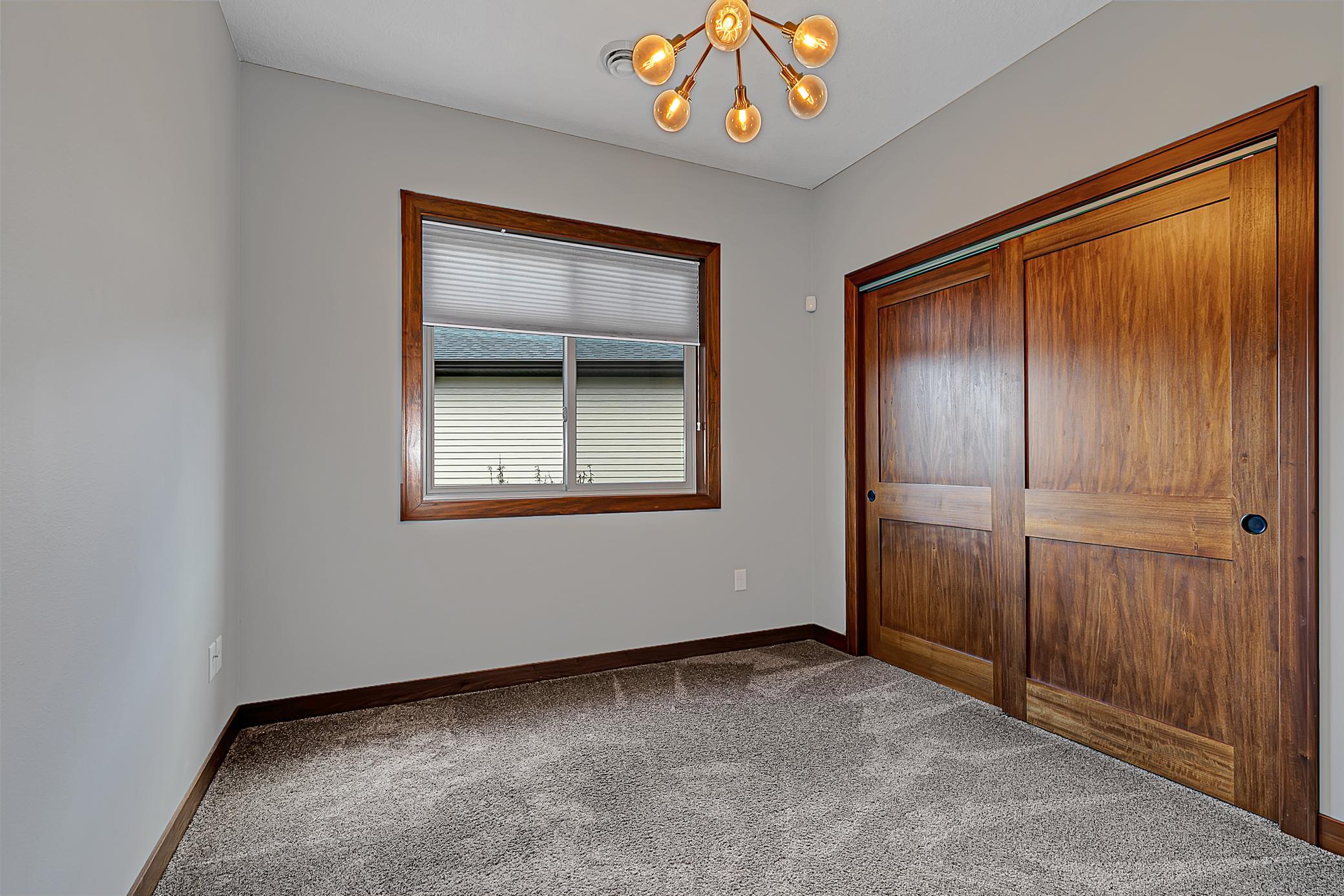 2nd bedroom on main level. All carpets professionally cleaned in April 2026.