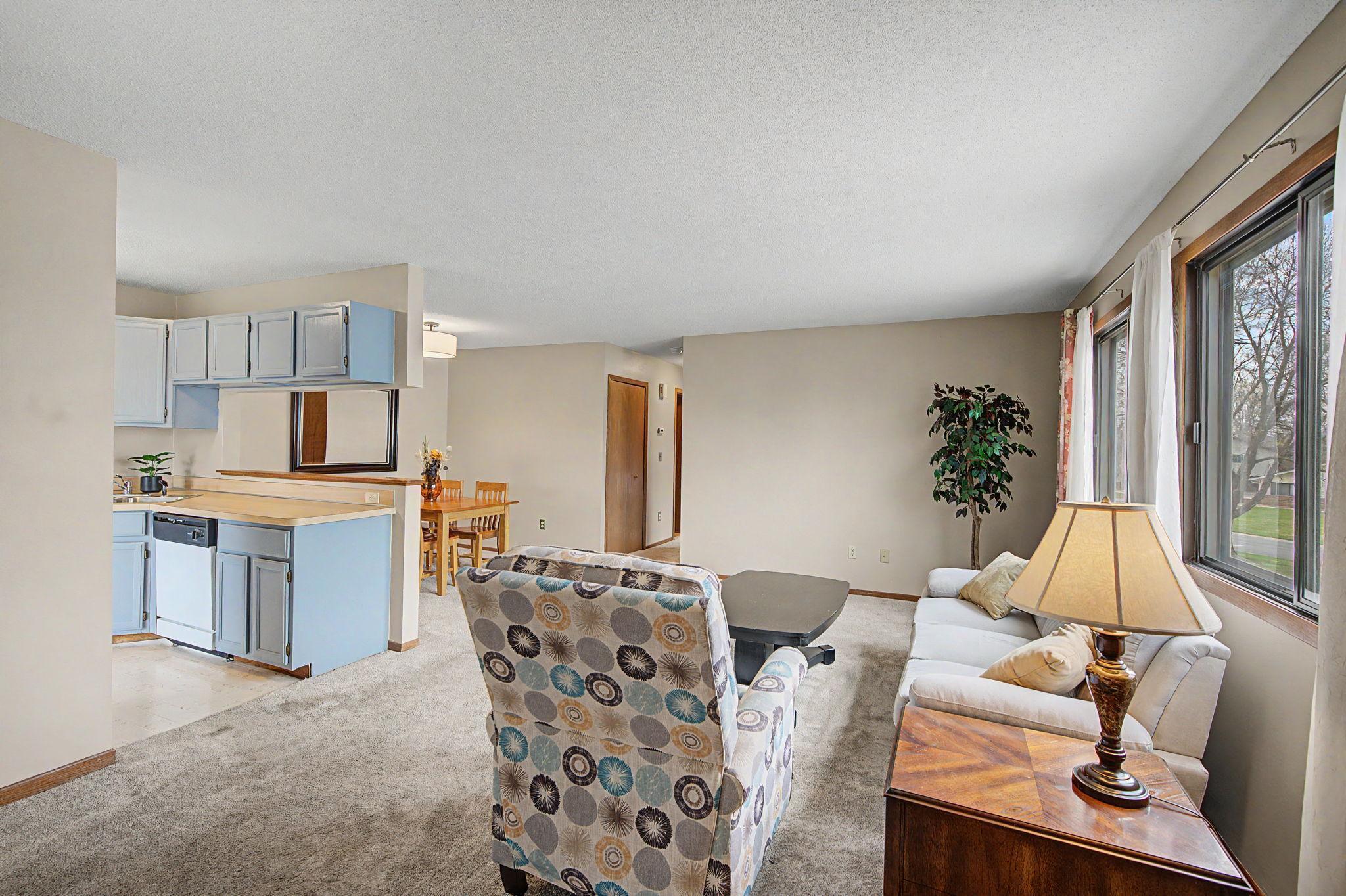 Walking into the living room