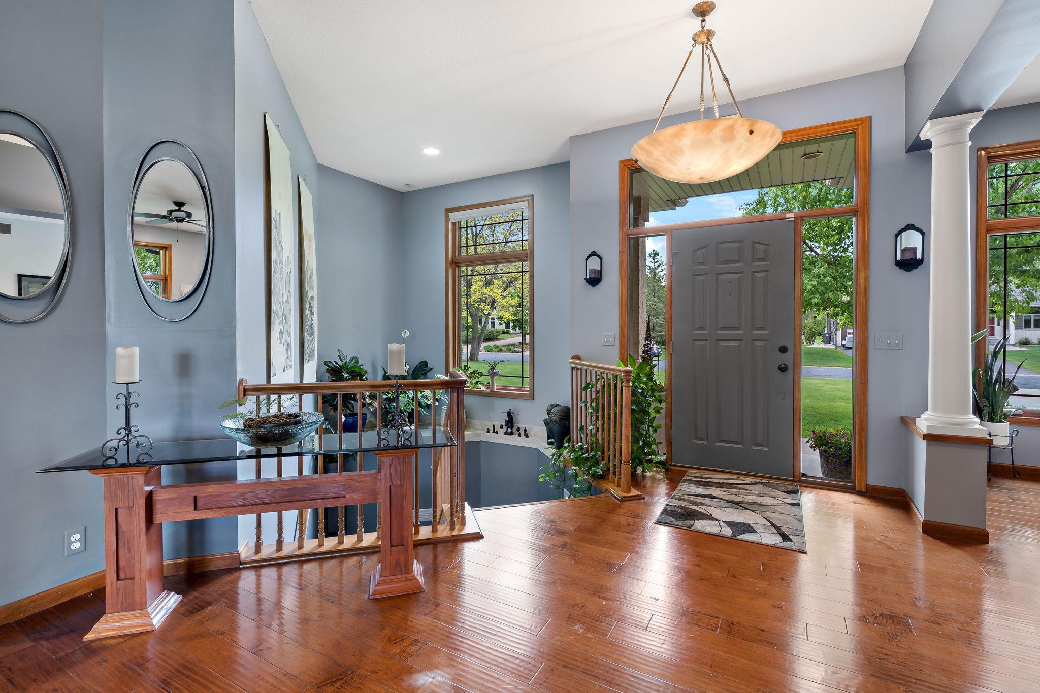 Lots of space for greeting friends and family!