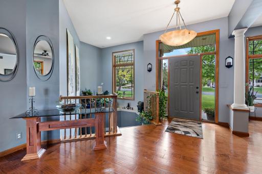 Lots of space for greeting friends and family!