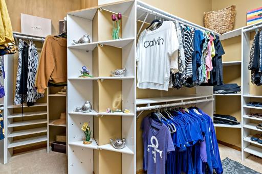 Plenty of storage for all of your clothes throughout the seasons.