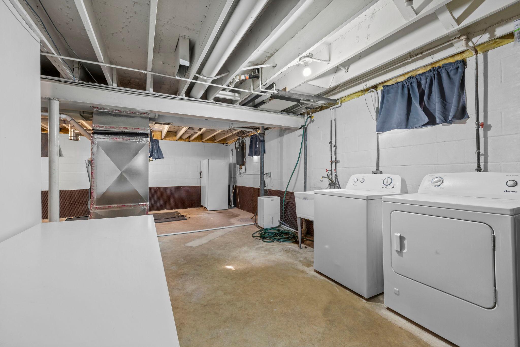 Another view of laundry area