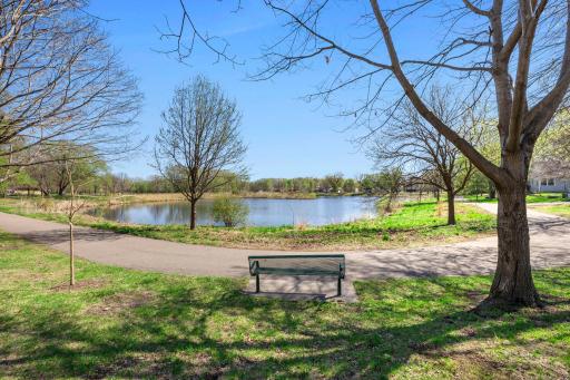 Enjoy the walking trail around the pond