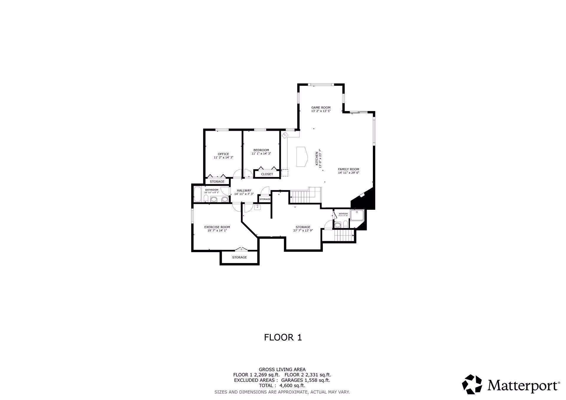 Floor Plan Lower Level