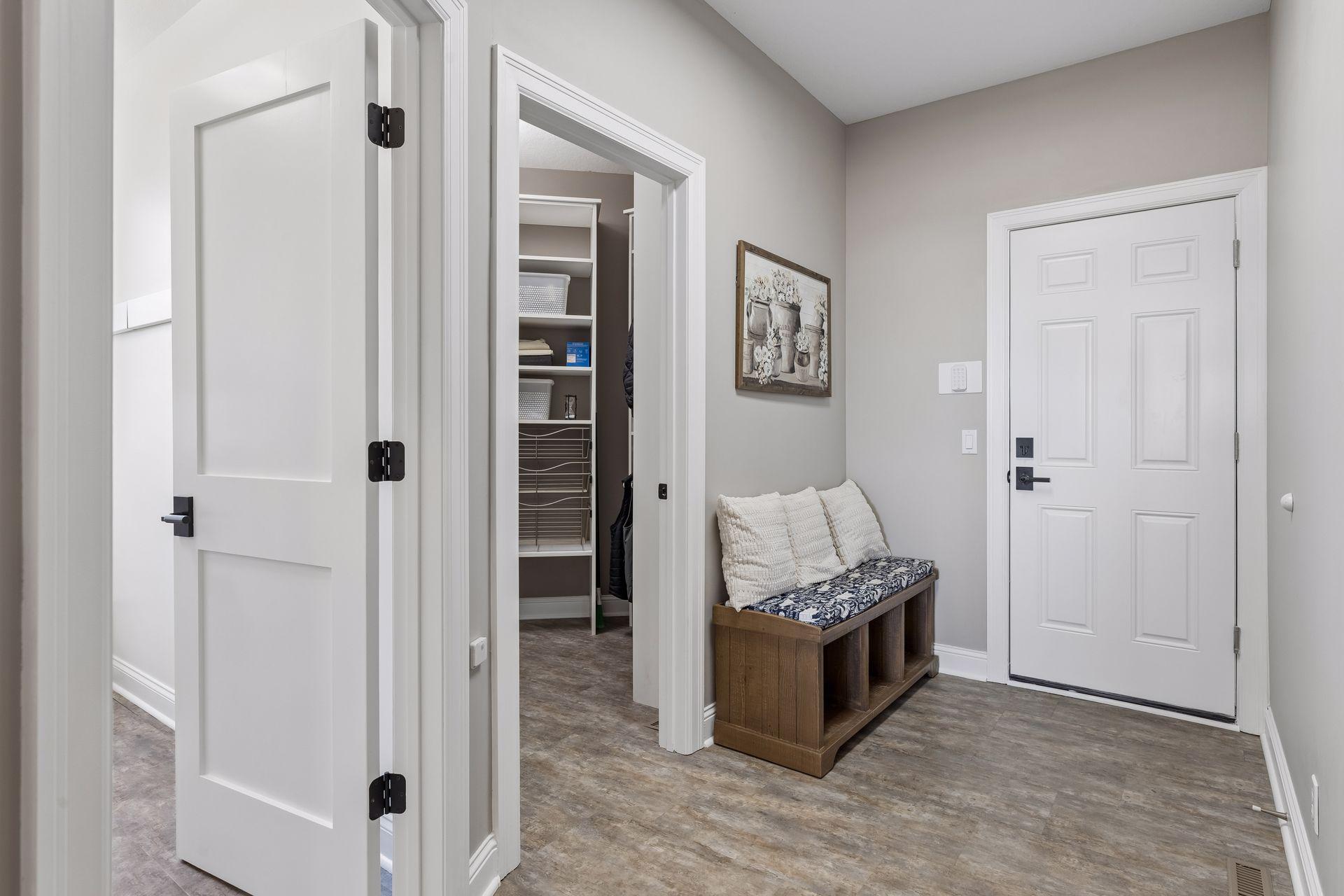 Entrance from garage