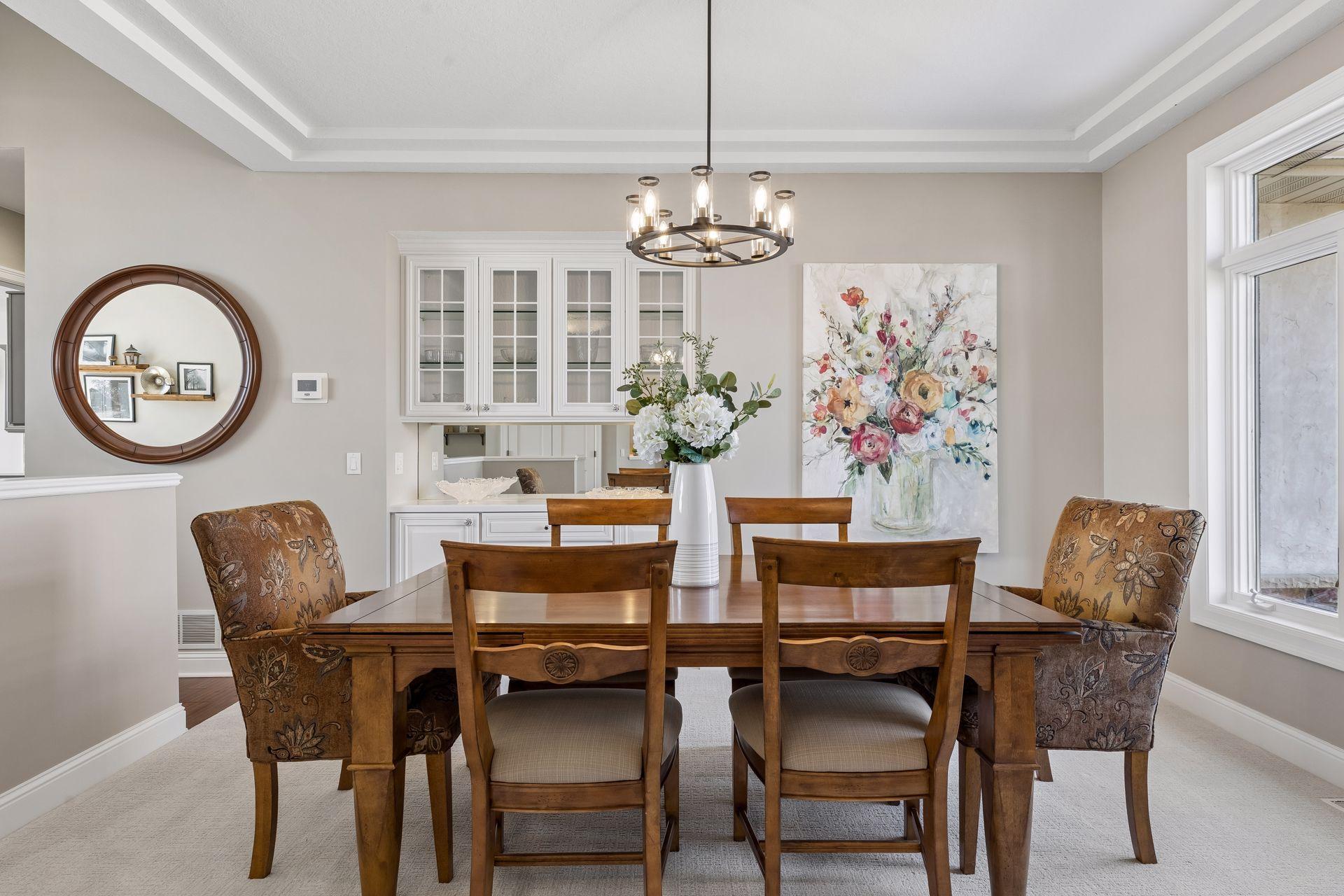 Formal Dining Room with Buffet