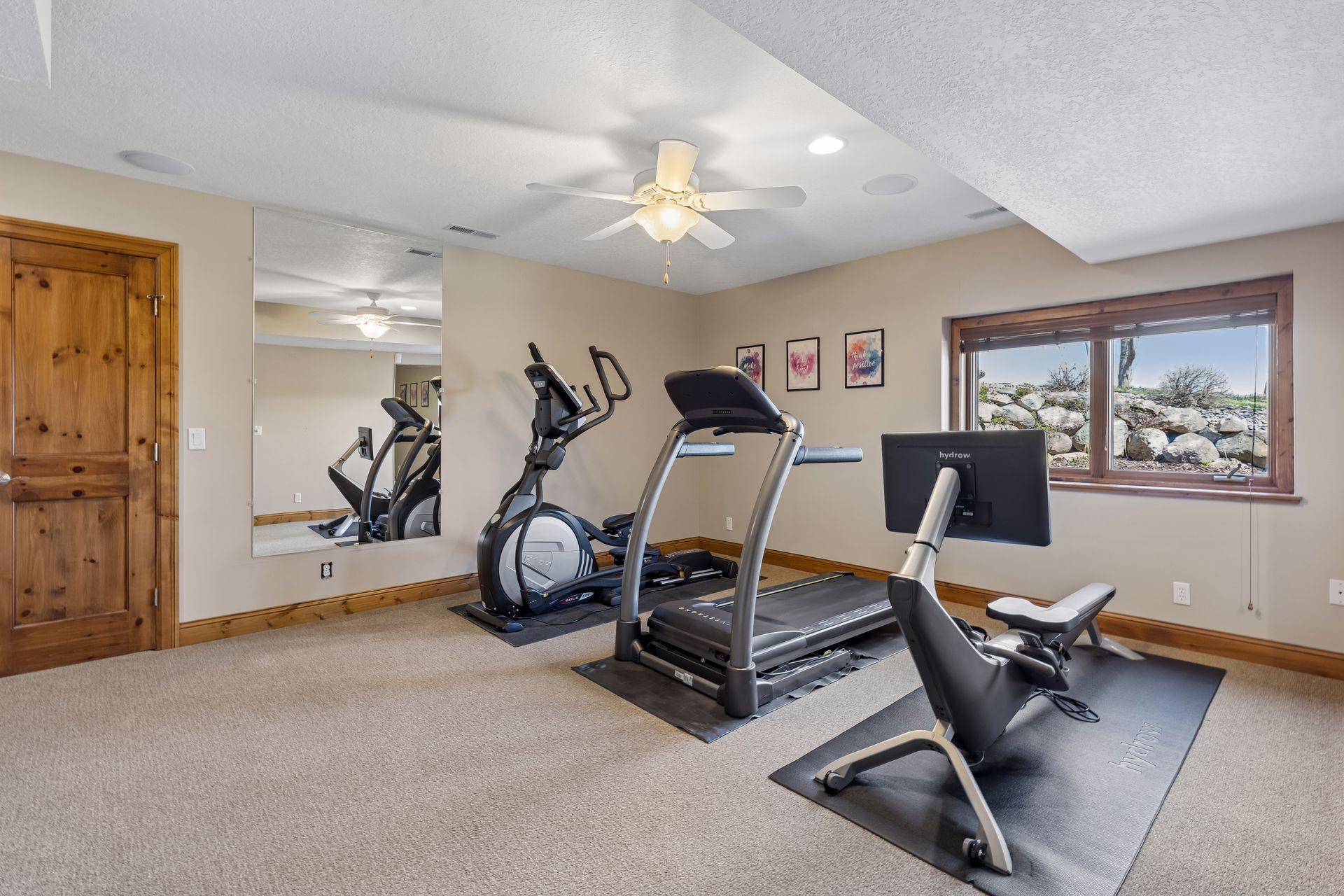 Bedroom used as exercise room. Huge closet for great storage.