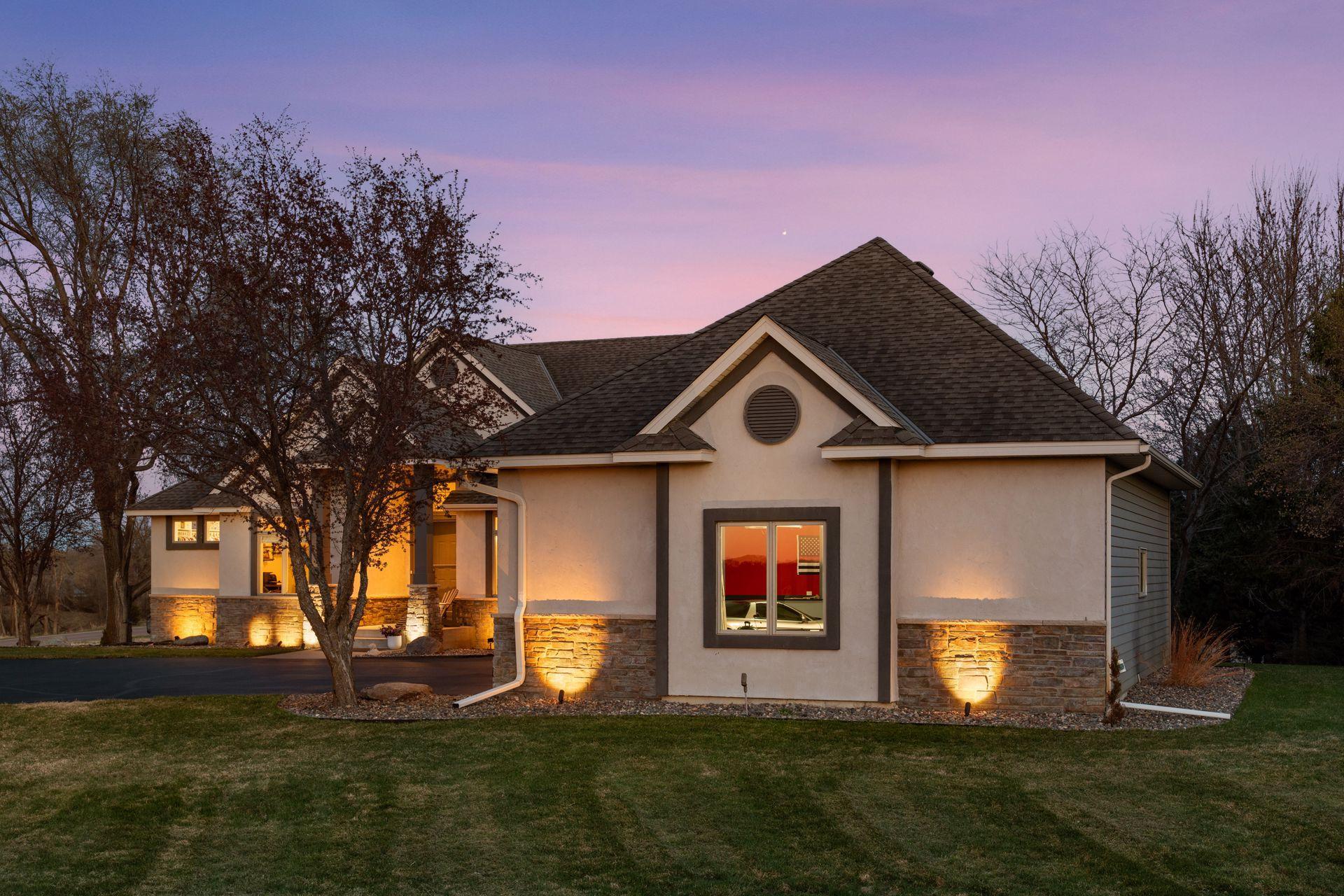 Twilight at 7260 Jubert Lane