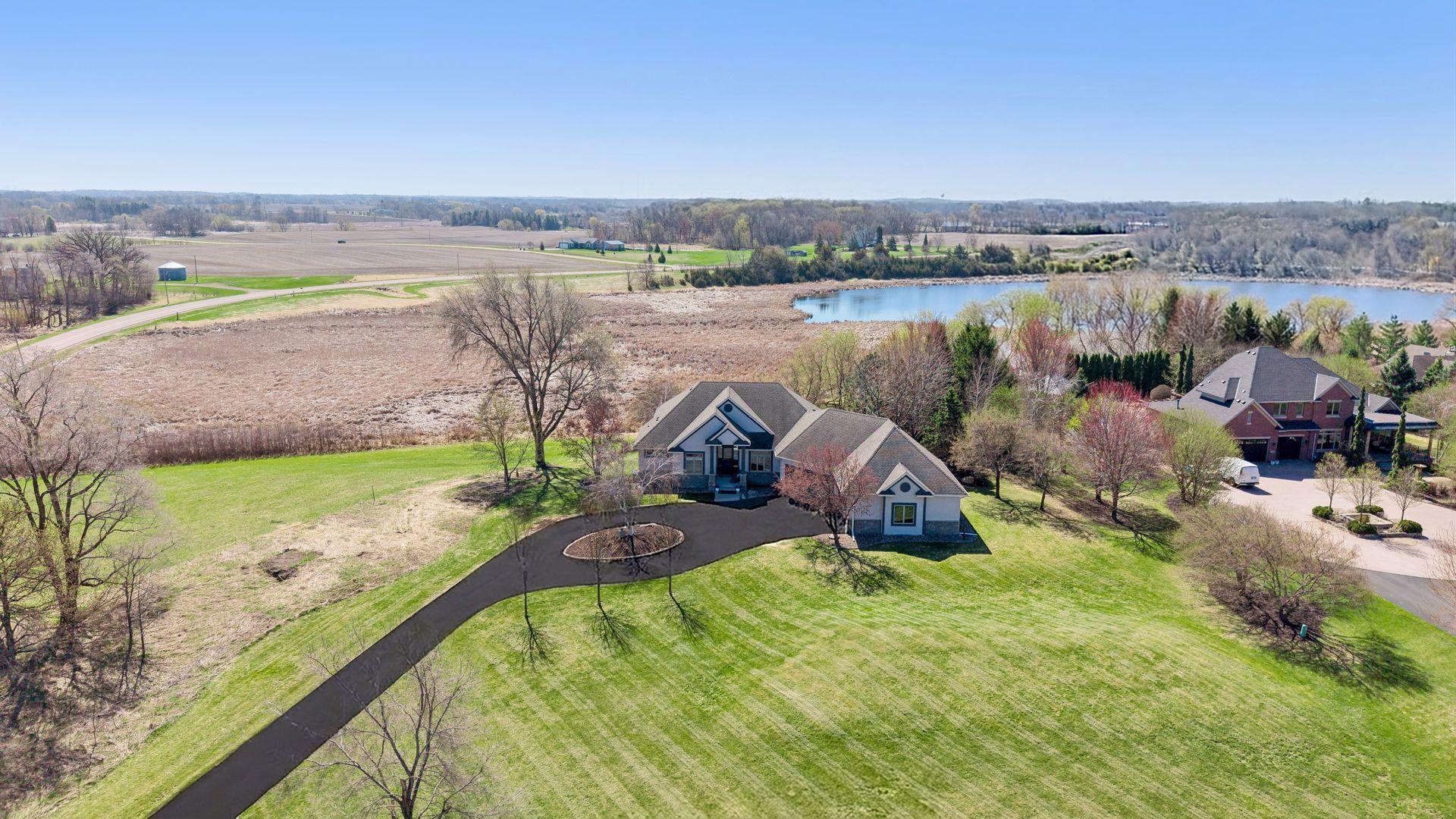 Stunning home with views of Scott Lake and DNR Marsh land