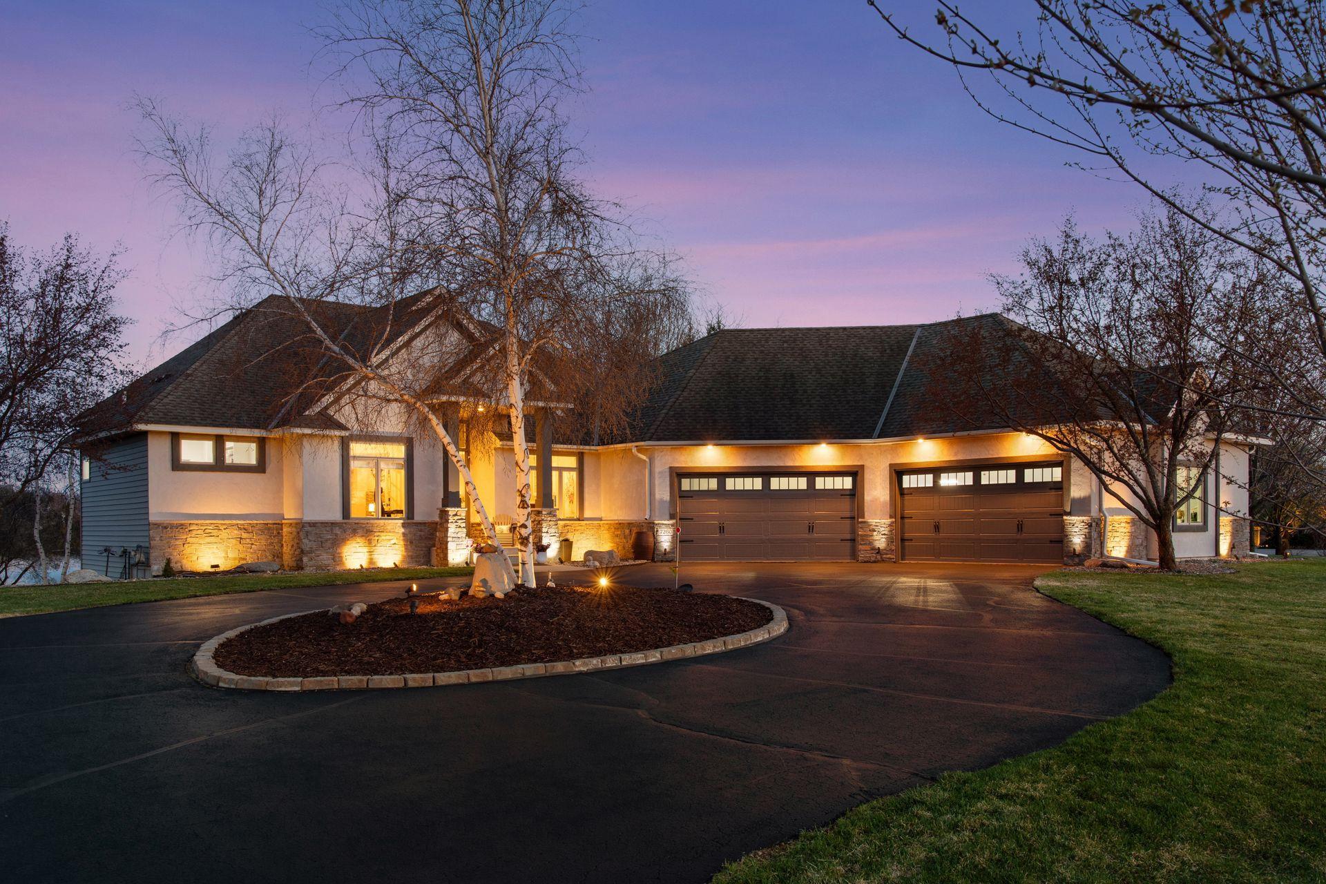 Twilight at 7260 Jubert Lane