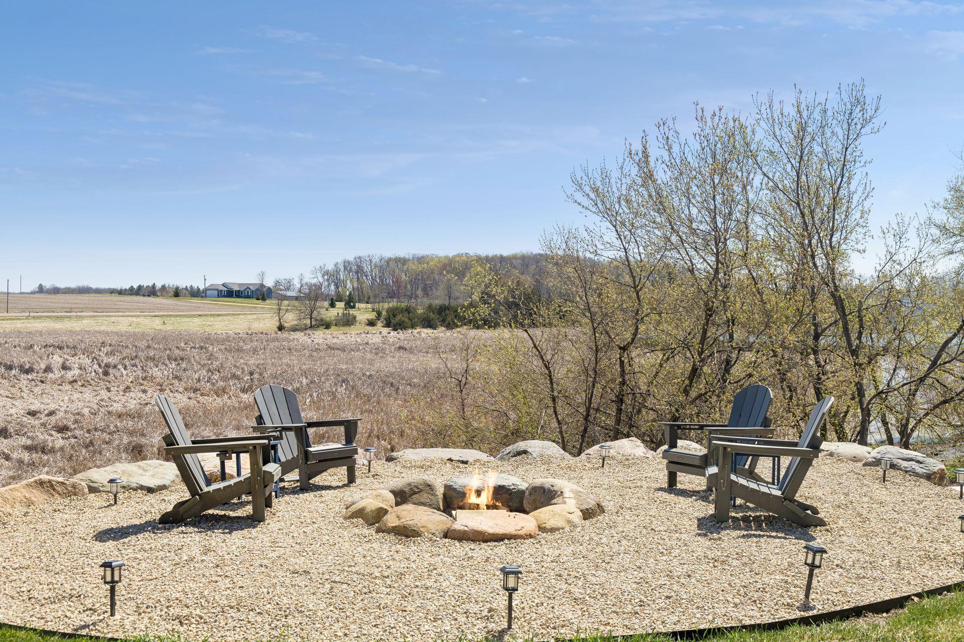 Make a cozy fire and enjoy the stillness