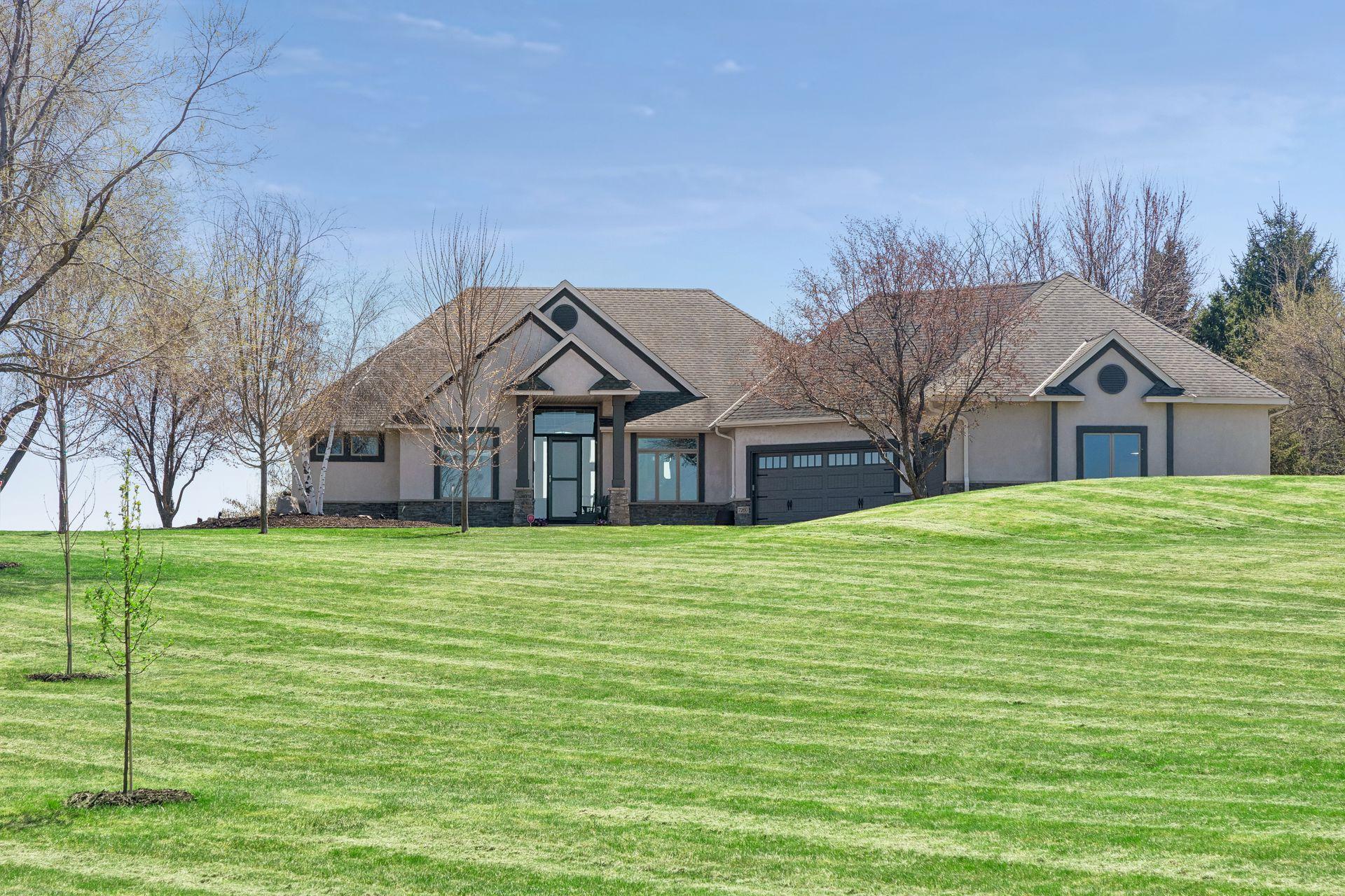 Home sits back from the street, allowing privacy (when desired)