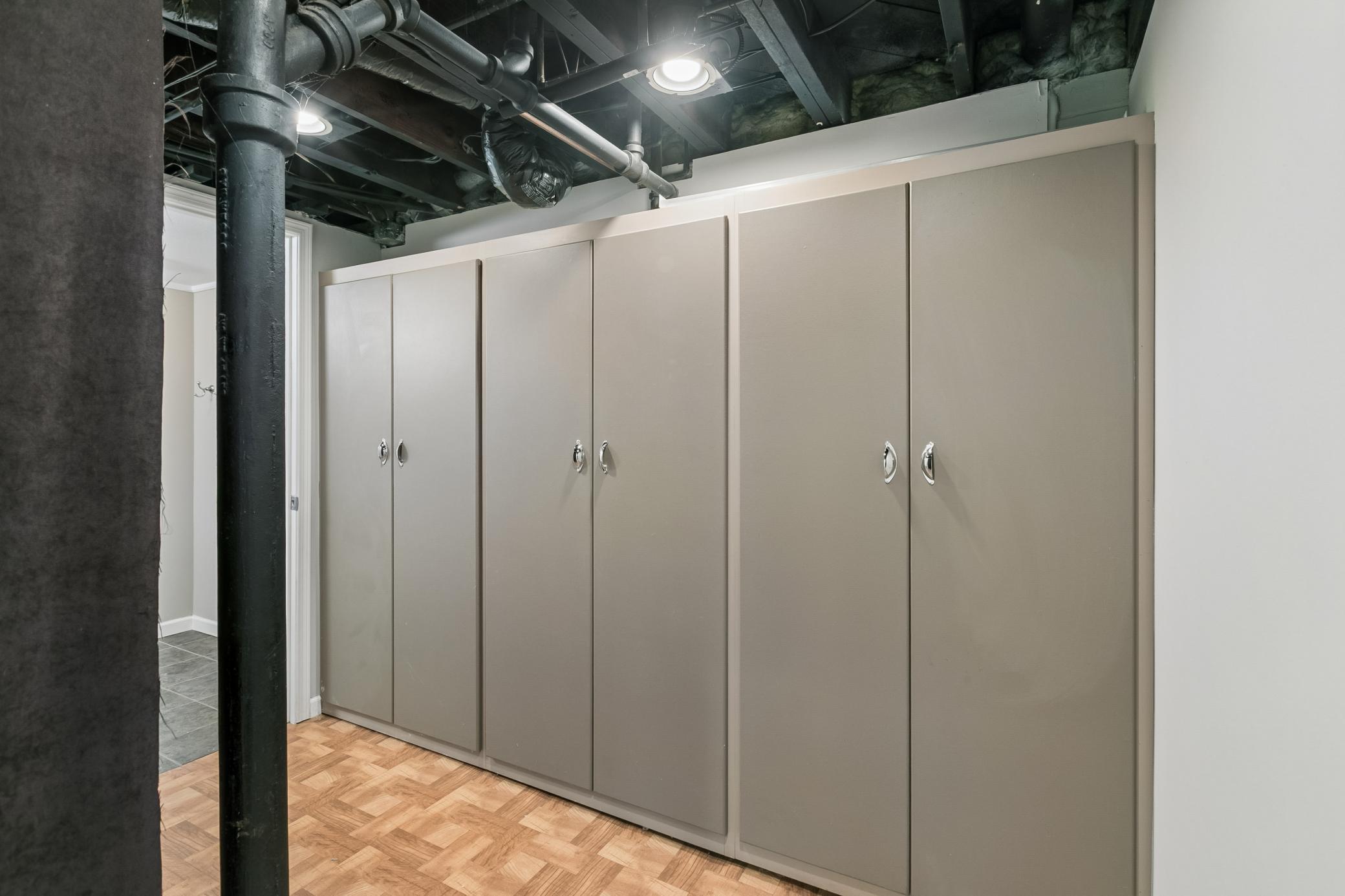 Lower Level Utility and Storage Room