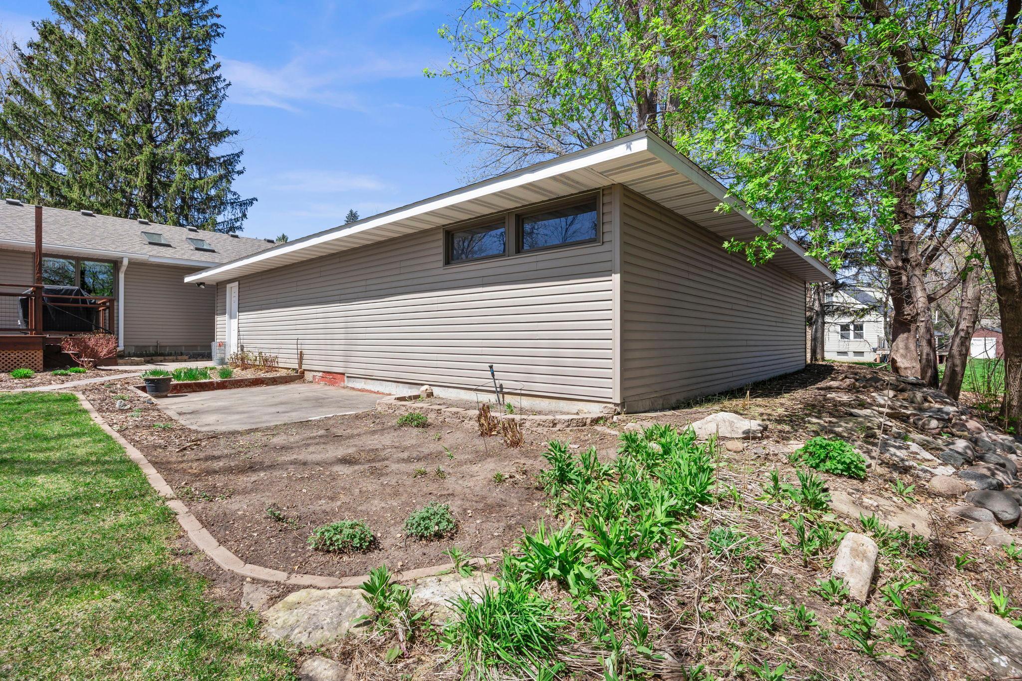 Room for more patio furniture or a potting bench!