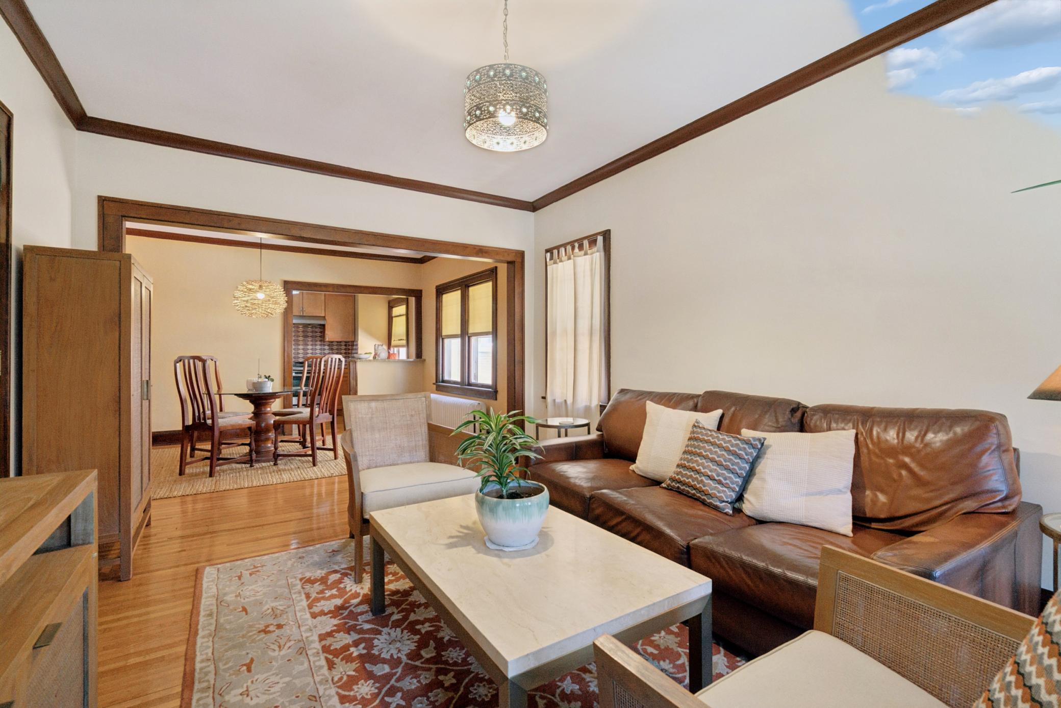 Living Room and Dining Room